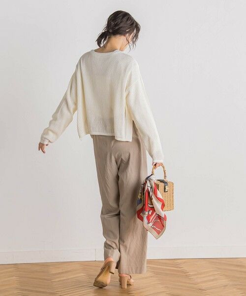 Droite lautreamont / ドロワットロートレアモン ニット・セーター | メッシュ柄プルオーバー≪手洗い可能≫ | 詳細10