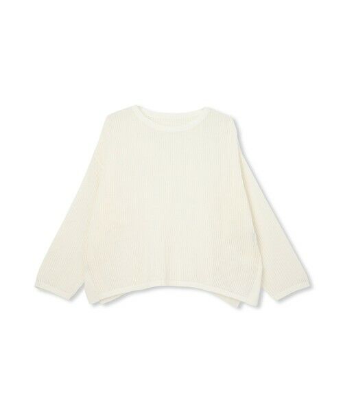 Droite lautreamont / ドロワットロートレアモン ニット・セーター | メッシュ柄プルオーバー≪手洗い可能≫ | 詳細11