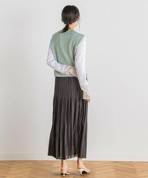 Droite lautreamont / ドロワットロートレアモン ニット・セーター | ラメ片畦ベスト≪手洗い可能≫ | 詳細16