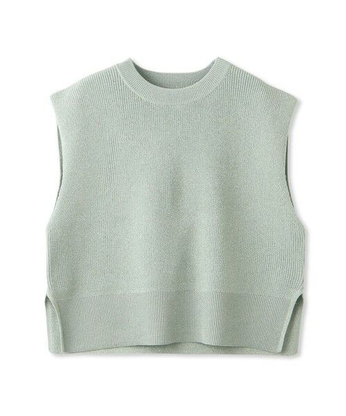 Droite lautreamont / ドロワットロートレアモン ニット・セーター | ラメ片畦ベスト≪手洗い可能≫ | 詳細20