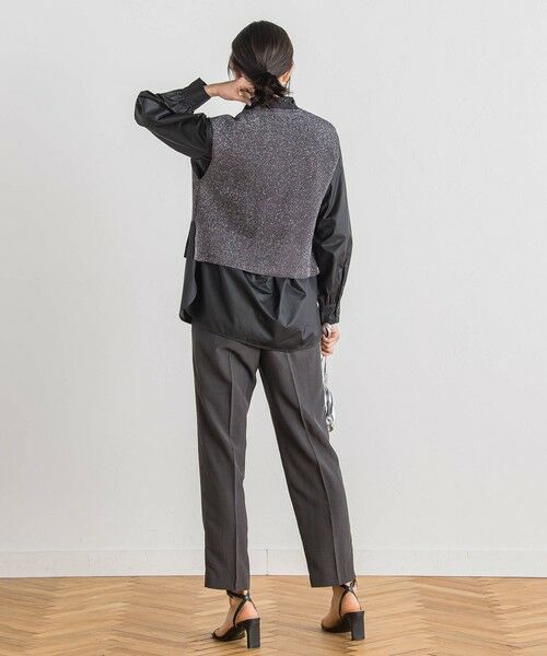 Droite lautreamont / ドロワットロートレアモン ニット・セーター | ラメ片畦ベスト≪手洗い可能≫ | 詳細30