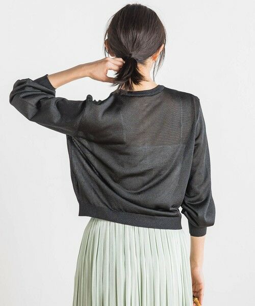 Droite lautreamont / ドロワットロートレアモン カーディガン・ボレロ | 【WEB限定】ラメシアーパールカーディガン≪手洗い可能≫ | 詳細2