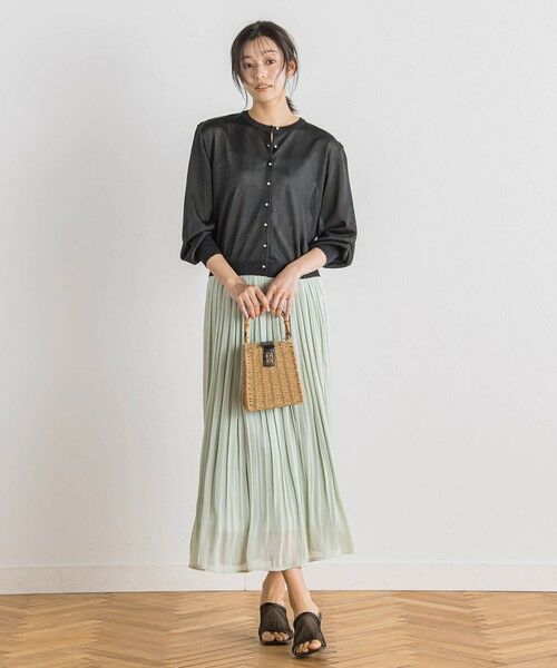 Droite lautreamont / ドロワットロートレアモン カーディガン・ボレロ | 【WEB限定】ラメシアーパールカーディガン≪手洗い可能≫ | 詳細4