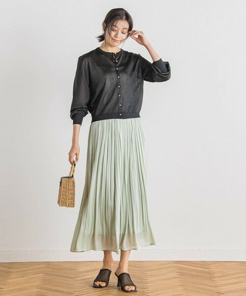 Droite lautreamont / ドロワットロートレアモン カーディガン・ボレロ | 【WEB限定】ラメシアーパールカーディガン≪手洗い可能≫ | 詳細8