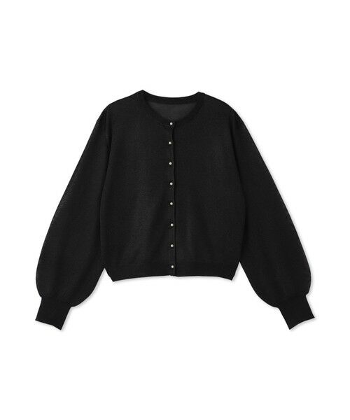 Droite lautreamont / ドロワットロートレアモン カーディガン・ボレロ | 【WEB限定】ラメシアーパールカーディガン≪手洗い可能≫ | 詳細9