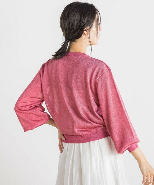 Droite lautreamont / ドロワットロートレアモン カーディガン・ボレロ | 【WEB限定】ラメシアーパールカーディガン≪手洗い可能≫ | 詳細12