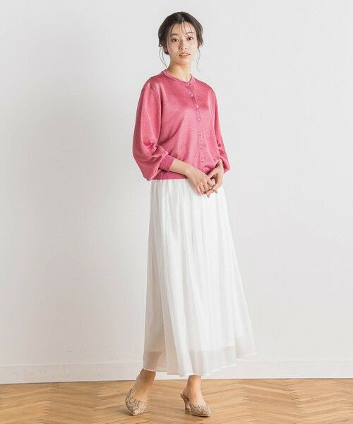 Droite lautreamont / ドロワットロートレアモン カーディガン・ボレロ | 【WEB限定】ラメシアーパールカーディガン≪手洗い可能≫ | 詳細14