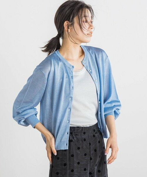 Droite lautreamont / ドロワットロートレアモン カーディガン・ボレロ | 【WEB限定】ラメシアーパールカーディガン≪手洗い可能≫ | 詳細22