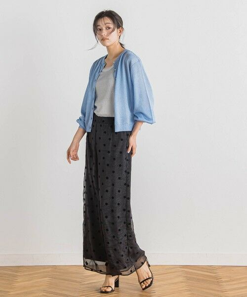 Droite lautreamont / ドロワットロートレアモン カーディガン・ボレロ | 【WEB限定】ラメシアーパールカーディガン≪手洗い可能≫ | 詳細26