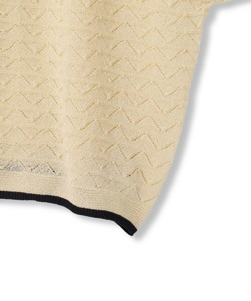 Droite lautreamont / ドロワットロートレアモン ニット・セーター | 【WEB限定】2WAY透かし柄ラインニット≪手洗い可能≫ | 詳細21