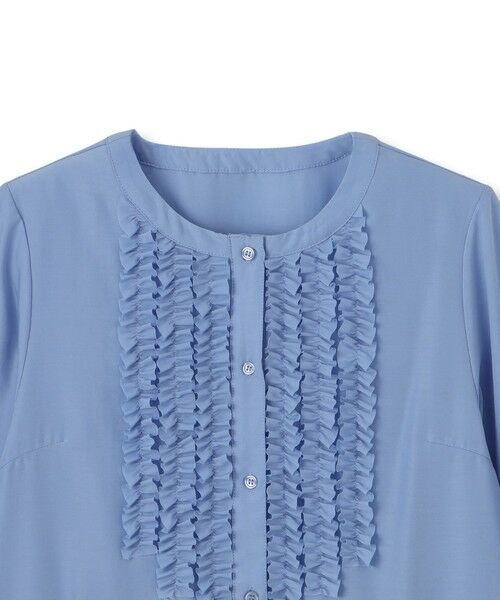 Droite lautreamont / ドロワットロートレアモン シャツ・ブラウス | フィブリルサテンフリルブラウス≪手洗い可能≫ | 詳細22