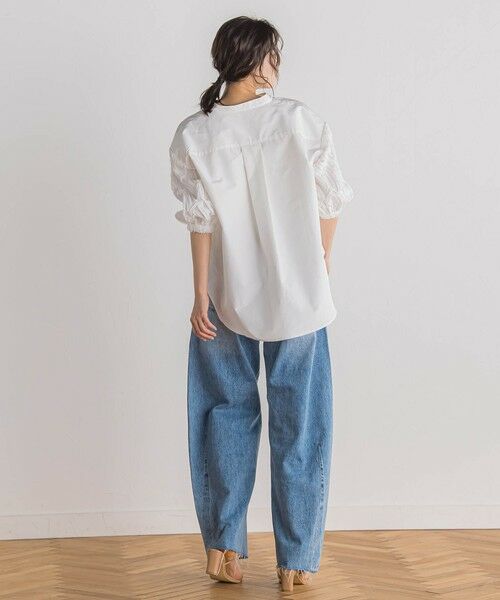 Droite lautreamont / ドロワットロートレアモン シャツ・ブラウス | 袖刺繍レーススキッパー7分袖ブラウス≪手洗い可能≫ | 詳細7