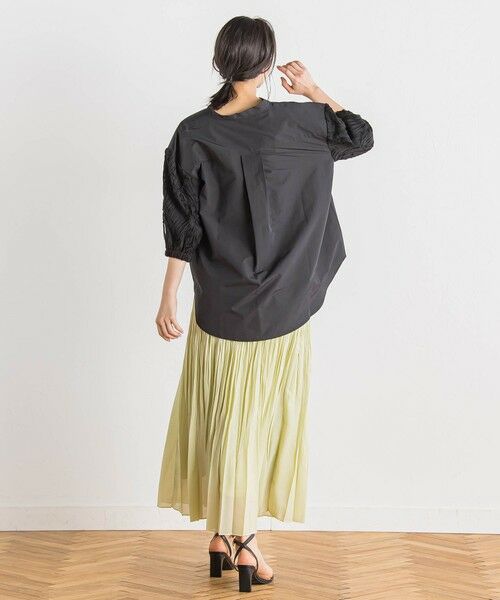 Droite lautreamont / ドロワットロートレアモン シャツ・ブラウス | 袖刺繍レーススキッパー7分袖ブラウス≪手洗い可能≫ | 詳細14