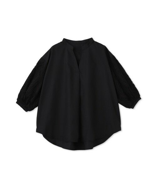 Droite lautreamont / ドロワットロートレアモン シャツ・ブラウス | 袖刺繍レーススキッパー7分袖ブラウス≪手洗い可能≫ | 詳細17