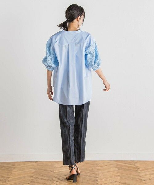 Droite lautreamont / ドロワットロートレアモン シャツ・ブラウス | 袖刺繍レーススキッパー7分袖ブラウス≪手洗い可能≫ | 詳細24