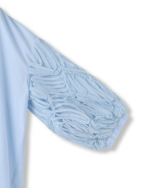 Droite lautreamont / ドロワットロートレアモン シャツ・ブラウス | 袖刺繍レーススキッパー7分袖ブラウス≪手洗い可能≫ | 詳細30