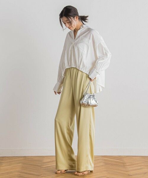 Droite lautreamont / ドロワットロートレアモン シャツ・ブラウス | 【WEB限定】ストライプショートシャツ≪洗濯機で洗える≫ | 詳細6