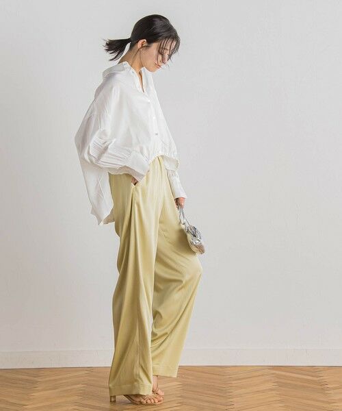 Droite lautreamont / ドロワットロートレアモン シャツ・ブラウス | 【WEB限定】ストライプショートシャツ≪洗濯機で洗える≫ | 詳細8