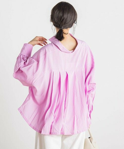 Droite lautreamont / ドロワットロートレアモン シャツ・ブラウス | 【WEB限定】ストライプショートシャツ≪洗濯機で洗える≫ | 詳細13