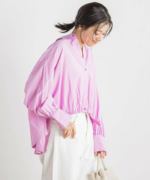 Droite lautreamont / ドロワットロートレアモン シャツ・ブラウス | 【WEB限定】ストライプショートシャツ≪洗濯機で洗える≫ | 詳細14