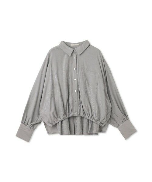 Droite lautreamont / ドロワットロートレアモン シャツ・ブラウス | 【WEB限定】ストライプショートシャツ≪洗濯機で洗える≫ | 詳細30