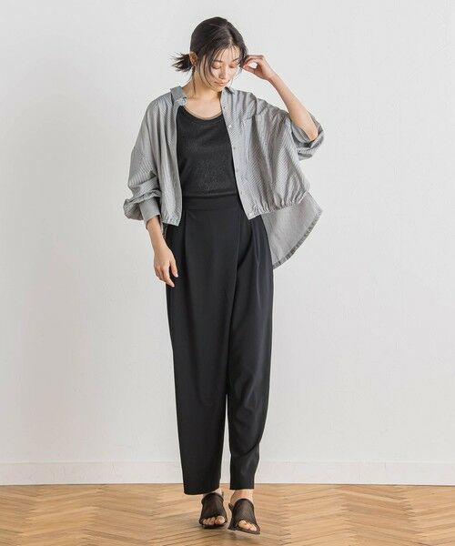 Droite lautreamont / ドロワットロートレアモン シャツ・ブラウス | 【WEB限定】ストライプショートシャツ≪洗濯機で洗える≫ | 詳細26