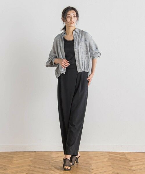 Droite lautreamont / ドロワットロートレアモン シャツ・ブラウス | 【WEB限定】ストライプショートシャツ≪洗濯機で洗える≫ | 詳細27