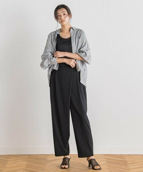 Droite lautreamont / ドロワットロートレアモン シャツ・ブラウス | 【WEB限定】ストライプショートシャツ≪洗濯機で洗える≫ | 詳細29