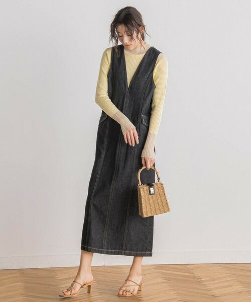 Droite lautreamont / ドロワットロートレアモン ロング・マキシ丈ワンピース | デニムジャンスカ≪洗濯機で洗える≫ | 詳細10