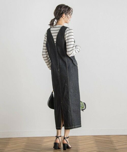Droite lautreamont / ドロワットロートレアモン ロング・マキシ丈ワンピース | デニムジャンスカ≪洗濯機で洗える≫ | 詳細3