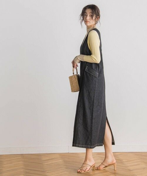 Droite lautreamont / ドロワットロートレアモン ロング・マキシ丈ワンピース | デニムジャンスカ≪洗濯機で洗える≫ | 詳細8