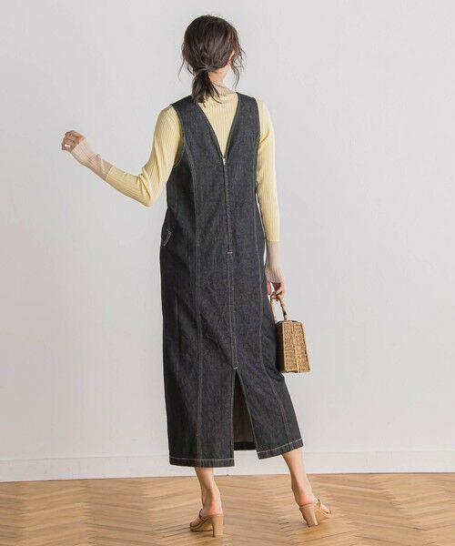 Droite lautreamont / ドロワットロートレアモン ロング・マキシ丈ワンピース | デニムジャンスカ≪洗濯機で洗える≫ | 詳細9
