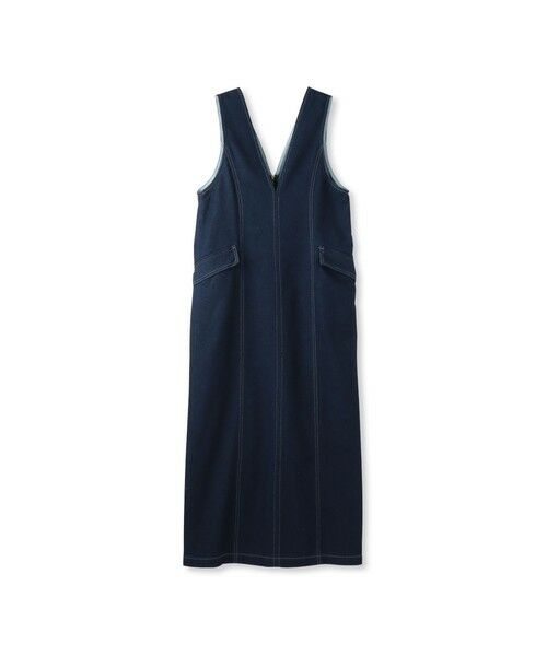 Droite lautreamont / ドロワットロートレアモン ロング・マキシ丈ワンピース | デニムジャンスカ≪洗濯機で洗える≫ | 詳細18