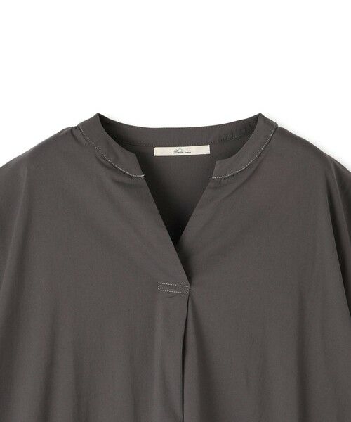 Droite lautreamont / ドロワットロートレアモン ロング・マキシ丈ワンピース | 綿ナイロンストレッチワンピース≪手洗い可能≫ | 詳細16