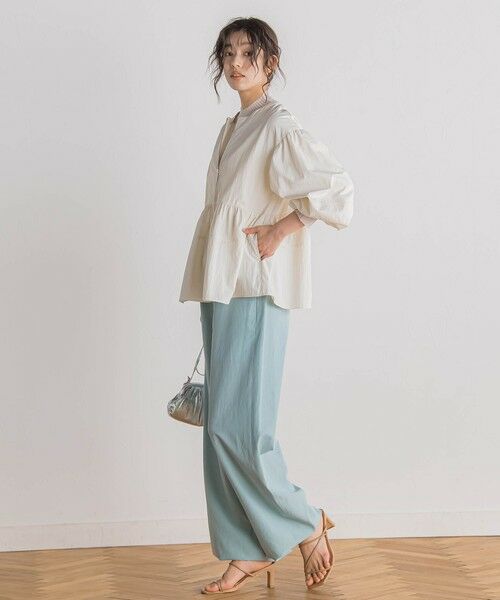 Droite lautreamont / ドロワットロートレアモン テーラードジャケット | P/Nヴィンテージリズペプラムブルゾン≪手洗い可能≫ | 詳細6