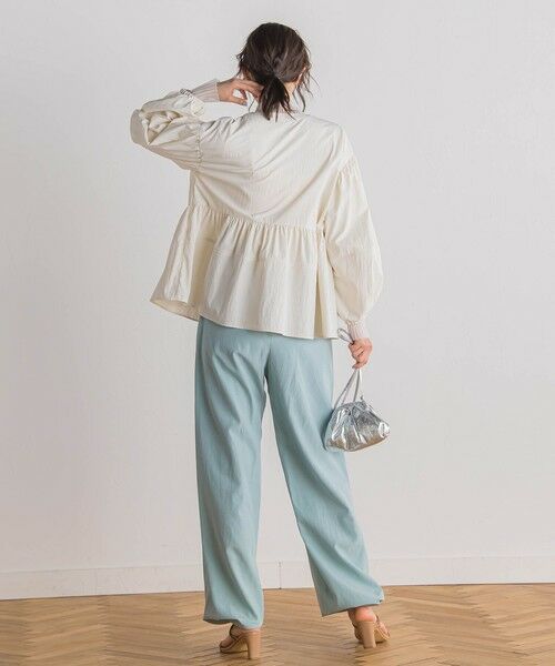 Droite lautreamont / ドロワットロートレアモン テーラードジャケット | P/Nヴィンテージリズペプラムブルゾン≪手洗い可能≫ | 詳細7