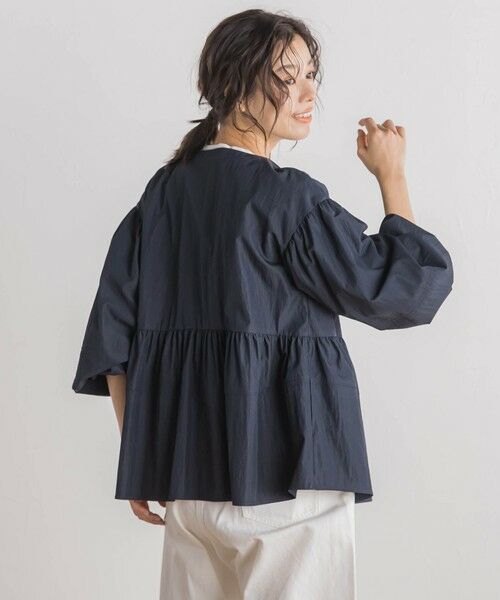 Droite lautreamont / ドロワットロートレアモン テーラードジャケット | P/Nヴィンテージリズペプラムブルゾン≪手洗い可能≫ | 詳細11