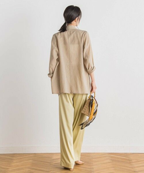Droite lautreamont / ドロワットロートレアモン テーラードジャケット | シアー麻調合繊ジャケット≪手洗い可能≫ | 詳細16