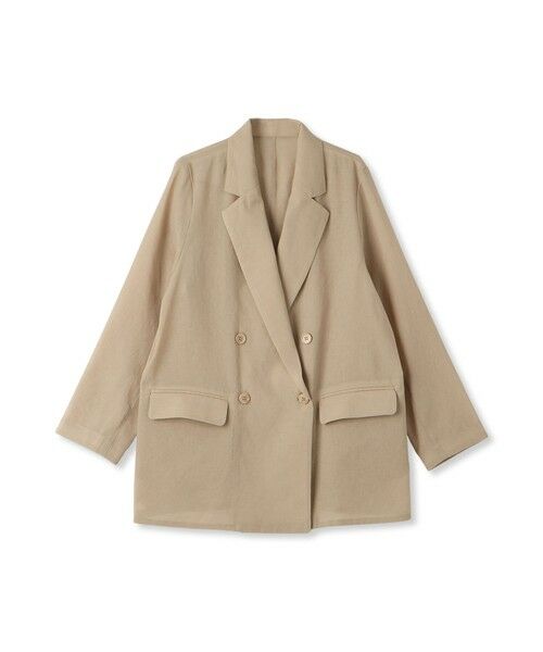 Droite lautreamont / ドロワットロートレアモン テーラードジャケット | シアー麻調合繊ジャケット≪手洗い可能≫ | 詳細25