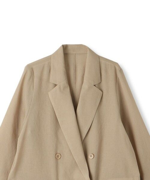 Droite lautreamont / ドロワットロートレアモン テーラードジャケット | シアー麻調合繊ジャケット≪手洗い可能≫ | 詳細27