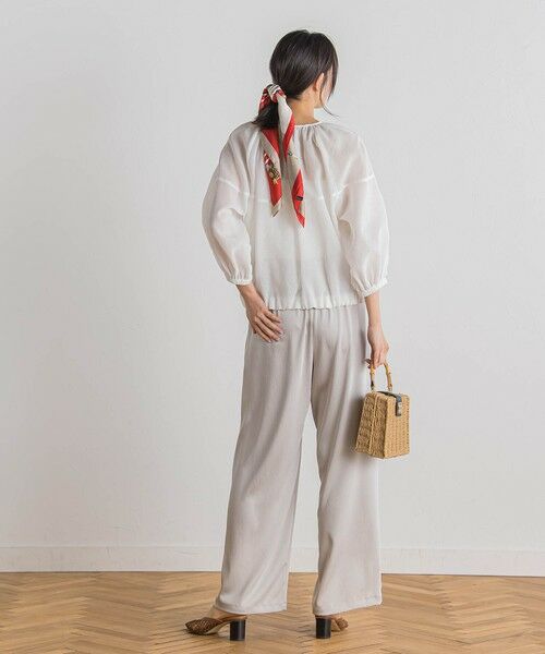 Droite lautreamont / ドロワットロートレアモン テーラードジャケット | シアー麻調合繊ブルゾン≪手洗い可能≫ | 詳細14