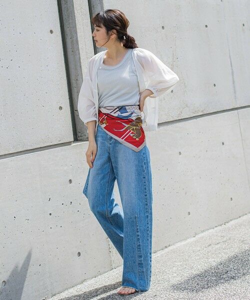 Droite lautreamont / ドロワットロートレアモン テーラードジャケット | シアー麻調合繊ブルゾン≪手洗い可能≫ | 詳細2