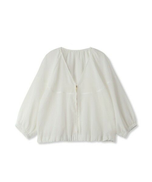 Droite lautreamont / ドロワットロートレアモン テーラードジャケット | シアー麻調合繊ブルゾン≪手洗い可能≫ | 詳細22