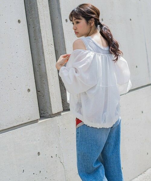 Droite lautreamont / ドロワットロートレアモン テーラードジャケット | シアー麻調合繊ブルゾン≪手洗い可能≫ | 詳細5