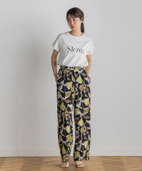 Droite lautreamont / ドロワットロートレアモン カットソー | ドライタッチコットンロゴTシャツ≪洗濯機で洗える≫ | 詳細8