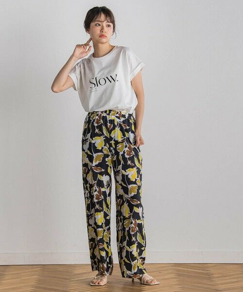 Droite lautreamont / ドロワットロートレアモン カットソー | ドライタッチコットンロゴTシャツ≪洗濯機で洗える≫ | 詳細9