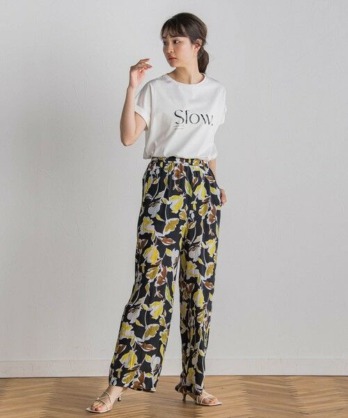 Droite lautreamont / ドロワットロートレアモン カットソー | ドライタッチコットンロゴTシャツ≪洗濯機で洗える≫ | 詳細12