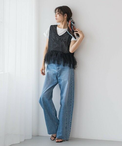 Droite lautreamont / ドロワットロートレアモン カットソー | ドライタッチコットンロゴTシャツ≪洗濯機で洗える≫ | 詳細19