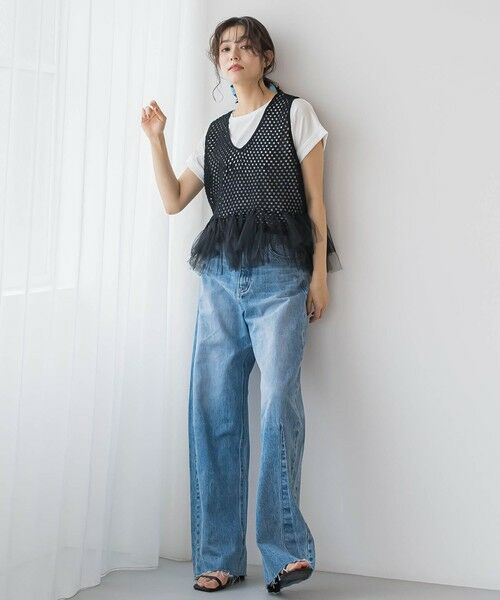 Droite lautreamont / ドロワットロートレアモン カットソー | ドライタッチコットンロゴTシャツ≪洗濯機で洗える≫ | 詳細20