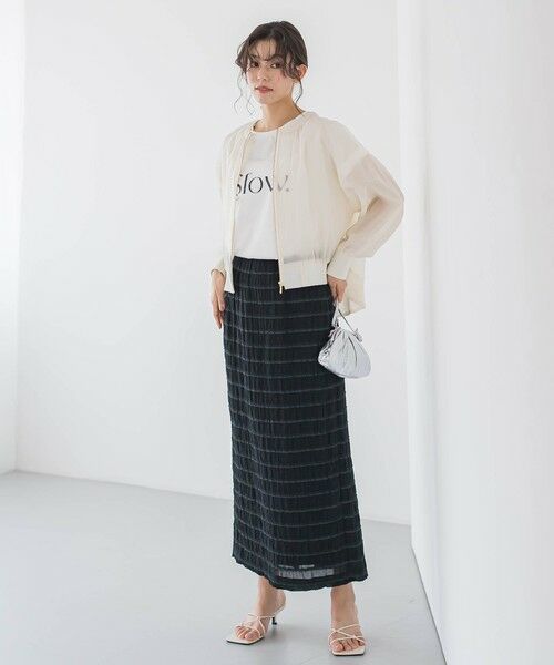 Droite lautreamont / ドロワットロートレアモン カットソー | ドライタッチコットンロゴTシャツ≪洗濯機で洗える≫ | 詳細4